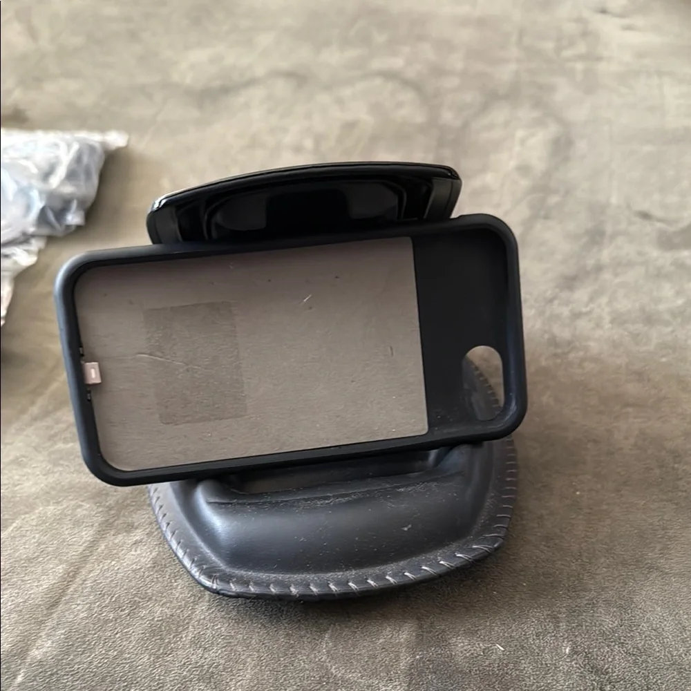 Black Leather Phone Holster